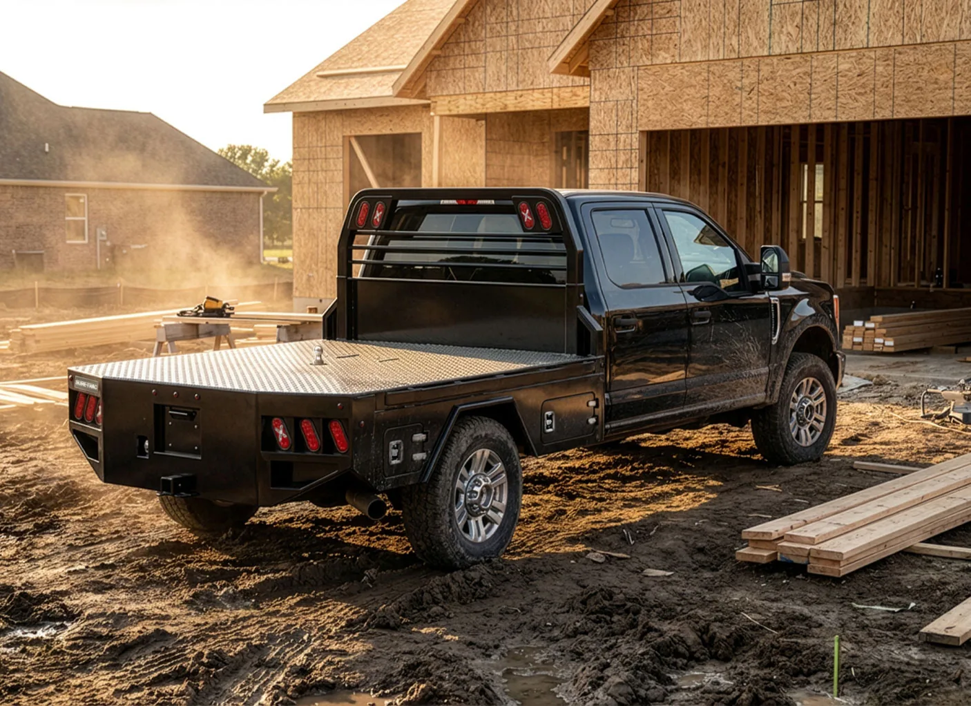 Truck flatbeds for sale at Washington Trailer Center in Richland, Washington